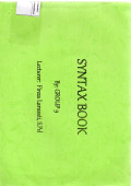 SYNTAX BOOK