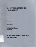 An Introduction To Linguistics