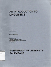 An Introduction To Linguistics