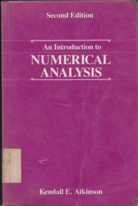 An Itroduction to Numerical Anakysis