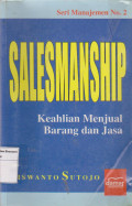 Salesmanship: keahlian menual barang dan jasa