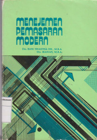 Menejemen Pemasaran Modern