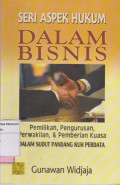 Seri aspek  hukum dalam bisnis