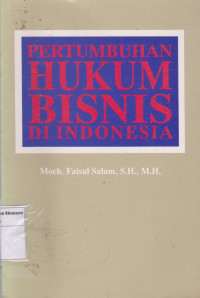 Pertumbuhan hukum bisnis di Indonesia