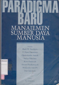 Paradigma baru: manajemen sumber daya manusia