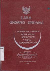 Lima undang-undang