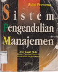 Management Control System ; Sistem Pengendalian Manajemen buku 1