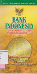 Peraturan perundang-undangan bank indonesia