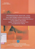 Peningkatan sektor jasa dalam pemulihan ekonomi