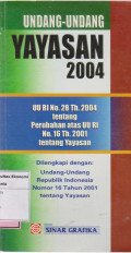 Undang-undang yayasan 2004