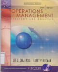 Operation management: strategy and analysis sixth edition