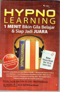 Hypno Learning, 1 menit bikin gila belajar dan siap jadi juara