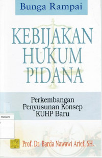 Kebijakan Hukum Pidana