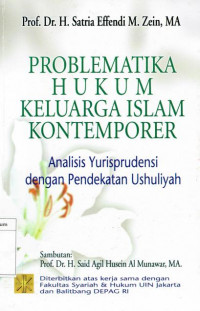 Problematika hukum keluarga islam kontemporer