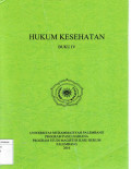 Hukum kesehatan buku I V