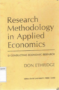 Research methodology in applied economics