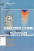 Manajemen kinerja untuk menciptakan keunggulan bersaing