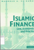 Islamic finance; law, economic and practice