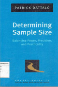 Determining sample size