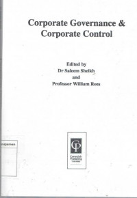 Corporate governance & corporate control