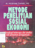 Metode penelitian sosial ekonomi