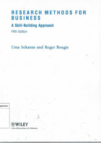 Research methods for business: a skill building approach fifth edition