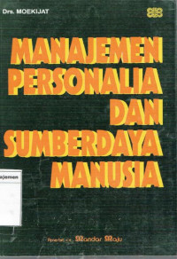 Manajemen personalia dan sumber daya manusia