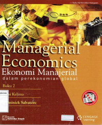 Managerial economics= ekonomi manajerial: dalam perekonomian global buku 1 edisi kelima