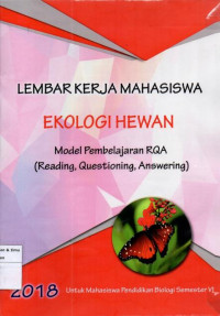 Lembar Kerja Mahasiswa Ekologi Hewan Model Pembelajaran RQA