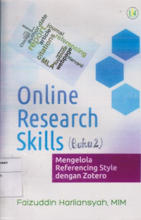 Online Research Skills: Mengelola Referencing Style dengan Zotero