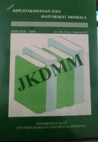 Jurnal Kepustakawanan Dan Masyarakat Membaca