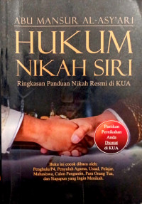 Hukum Nikah Sirih : Ringkasan Panduan Nikah Resmi di KUA