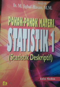 Image of Statistik 1 (statistik Deskriptif):pokok-pokok materi