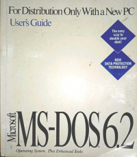 Image of Microsoft MS-DOS 6 For The MS-DOS Operating System