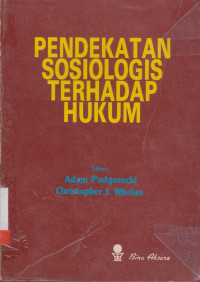 PENDEKATAN SOSIOLOGIS TERHADAP HUKUM