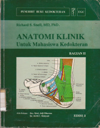 ANATOMI KLINIK : UNTUK MAHASISWA KEDOKTERAN BAGIAN 2