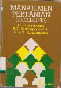 Image of MANAJEMEN PERTANIAN (AGRIBISNIS)