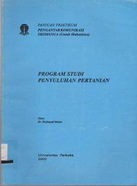 PROGRAM STUDI PENYULUHAN PERTANIAN