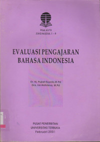 Image of EVALUASI PENGAJARAN BAHASA INDONESIA