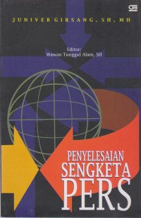 Image of Penyelesaian sengketa pers