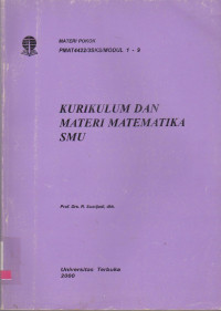 Image of KURIKULUM DAN MATERI MATEMATIKA SMU