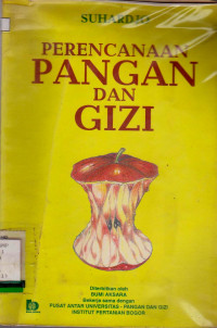 PERENCANAAN PANGAN DAN GIZI