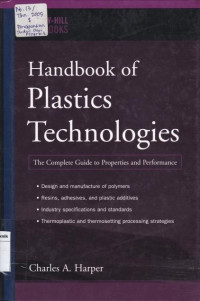 Image of Handbook of Plastics Technologies