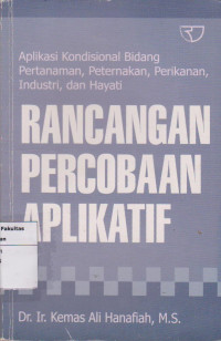 Image of Rancangan percobaan  aplikatif