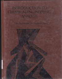Image of Introction to Chemical Engneering Analisis