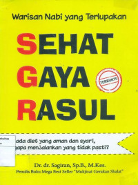 Image of Warisan nabi yang terlupakan: sehat gaya rasul