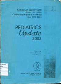 Image of Pediatrics update 2003