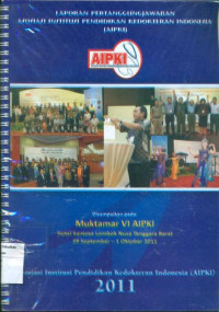 Image of Laporan pertanggungjawaban asosiasi instutusi pendidikan kedokteran Indonesia