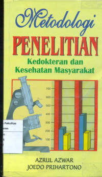 Image of Metodologi penelitian kedokteran dan kesehatan masyarakat
