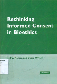 Image of Rethinking informed consent in biotehics